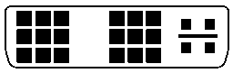 DVI-I single-link port